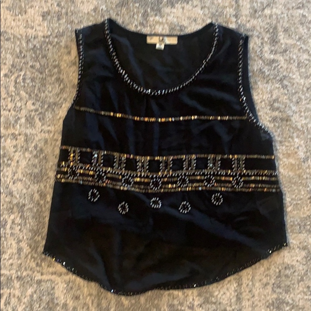Black Embroidered Shirt